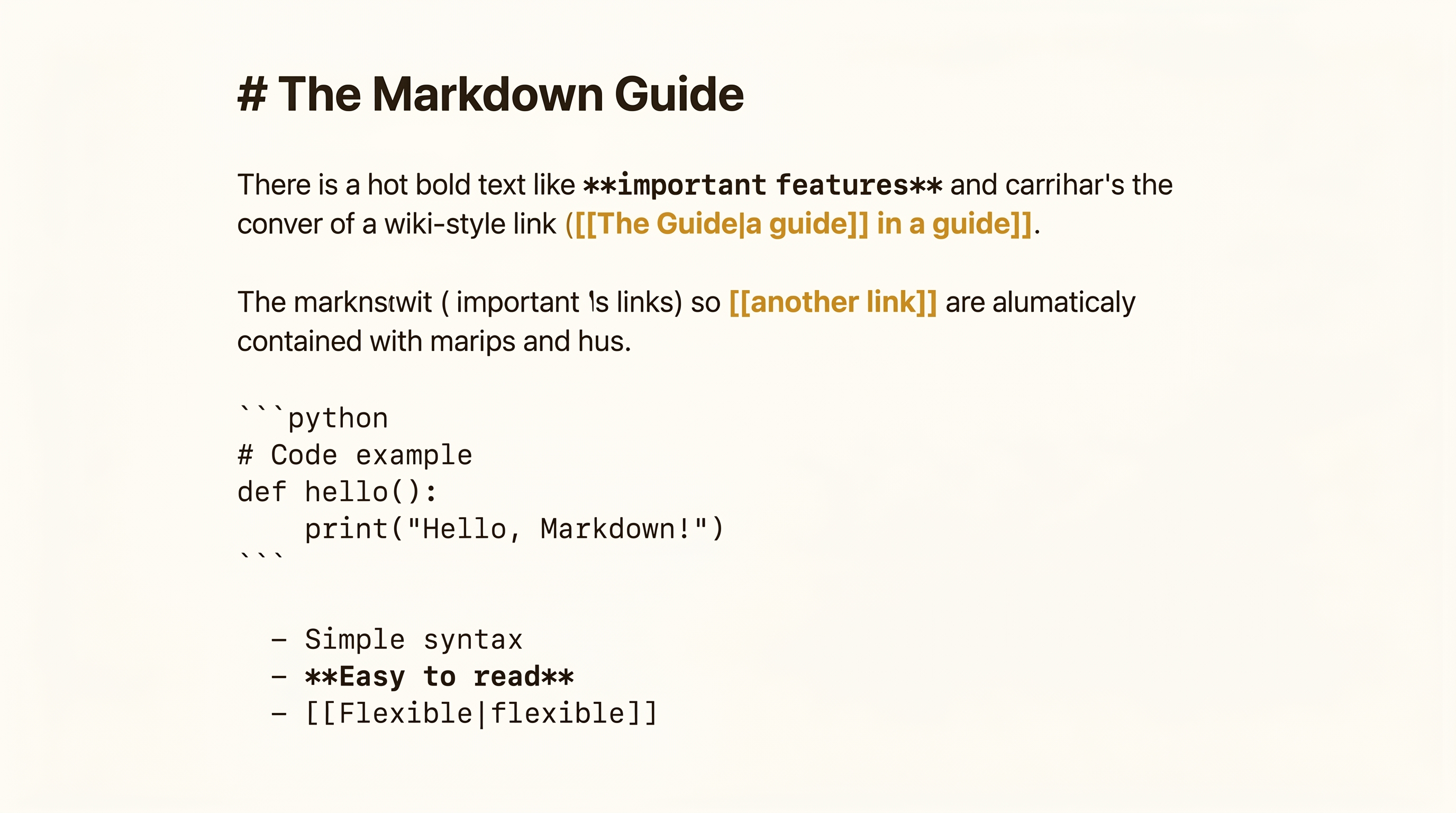 Memfect markdown editor